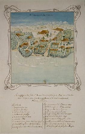 Siege of ''Saint Thomas de la Goiane'', in the Antilles, 11th December 1629