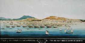 View of the town and bay of Smyrna 1829