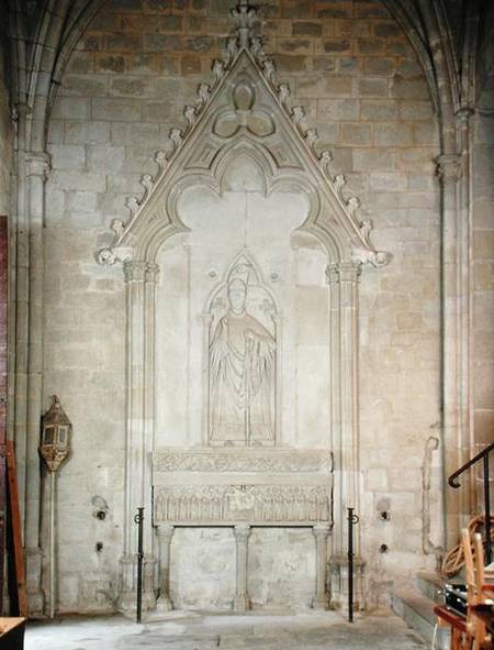 Tomb of Bishop Radulphe (d.1266) in the Radulphe Chapel von French School