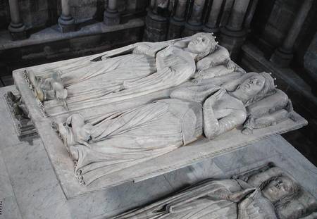 Tomb of Louis de France (d.1407) Duke of Orleans and his wife, Valentin Visconti (d.1408) Princess o von French School