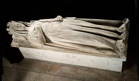 Tomb of Queen Berthe (726-83) von French School