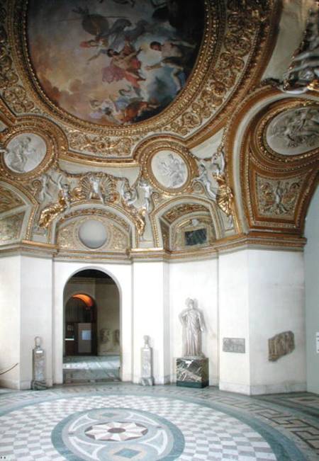 View of the Mars Rotunda with stucco figures by Michel Anguier (1612-86) (photo) von French School