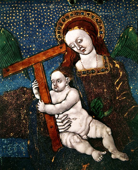 Virgin and Child (enamel) von French School