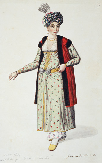 Woman from Rumelia, Ottoman period von French School
