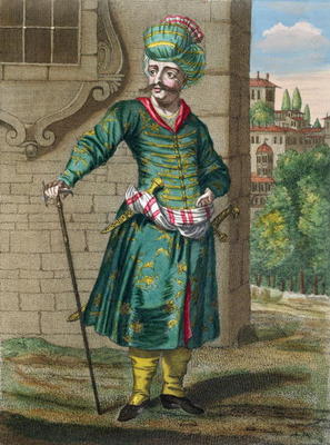 The Persian, from the 'Recueil d'Estampes sur les Costumes du Levant', engraved by Gerard Jean Bapti von French School, (18th century)