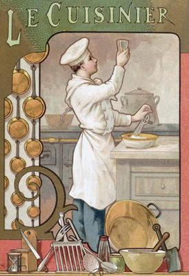 The Cook, c.1899 (colour litho) 1700