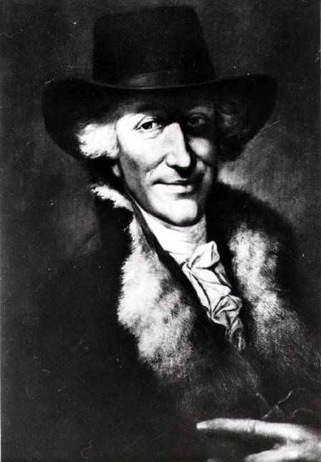 Wilhelm Friedmann Bach (1710-84)  (b&w photo) von Friedrich Georg Weitsch