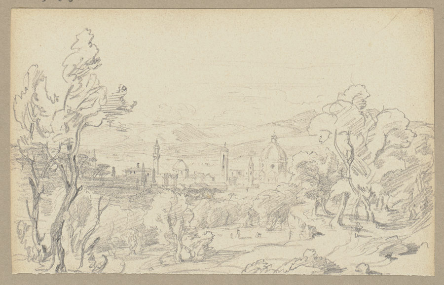 Blick auf Florenz von Friedrich Metz