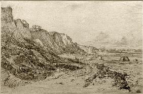 Das Brodtener Ufer bei Travemünde 1826
