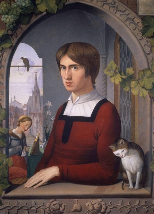 Bildnis des Malers Franz Pforr von Friedrich Overbeck