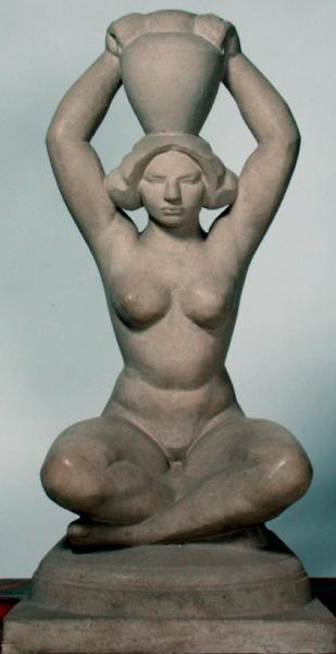 Jug Bearer, 1912 (stone)  von Friedrich Wield