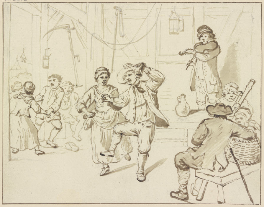 Bauern beim Tanz von Friedrich Wilhelm Hirt