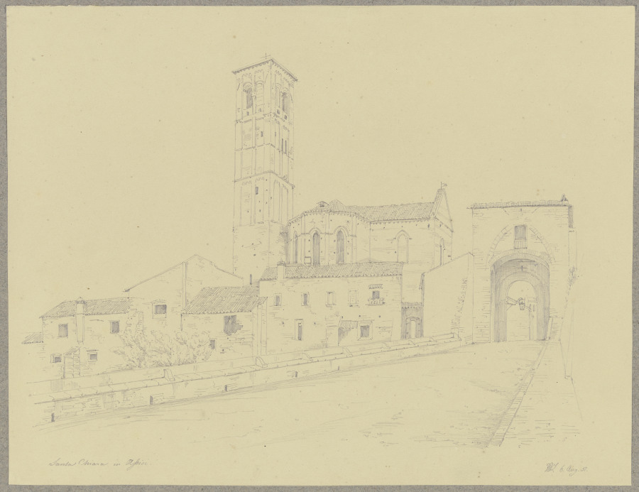 S. Chiara in Assisi von Friedrich Wilhelm Ludwig