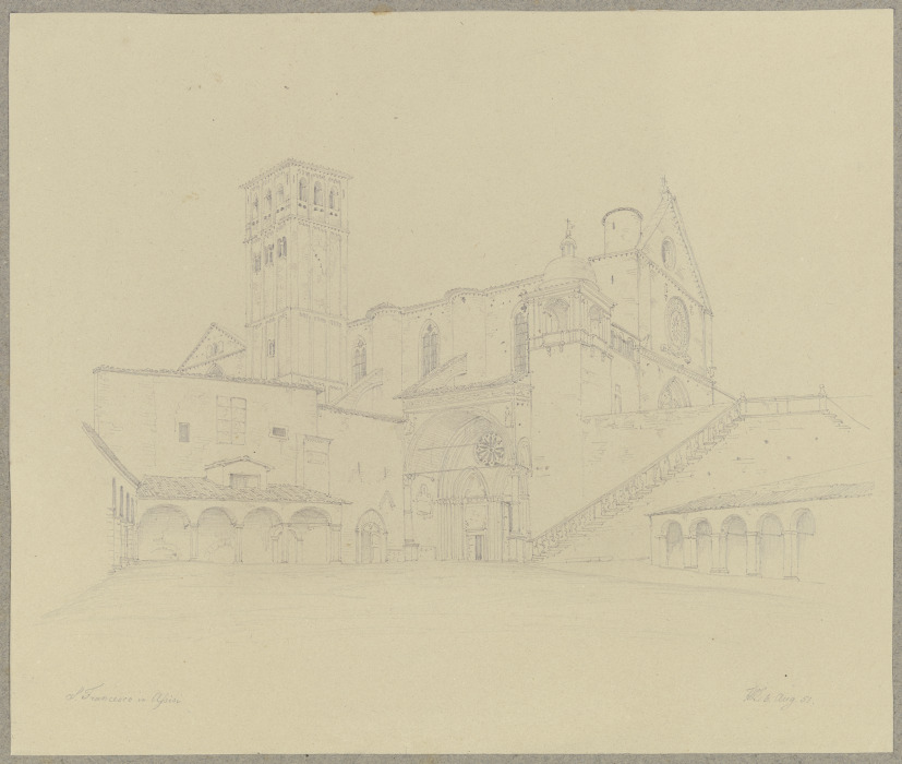 S. Francesco in Assisi von Friedrich Wilhelm Ludwig