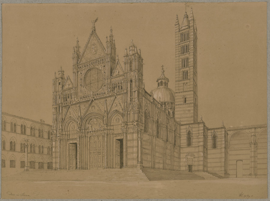 S. Maria Assunta in Siena von Friedrich Wilhelm Ludwig