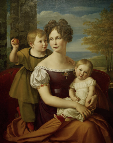 Alexandrine und Kinder von Friedrich Wilhelm von Schadow