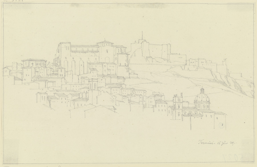 Ansicht von Termini bei Palermo von Friedrich Maximilian Hessemer