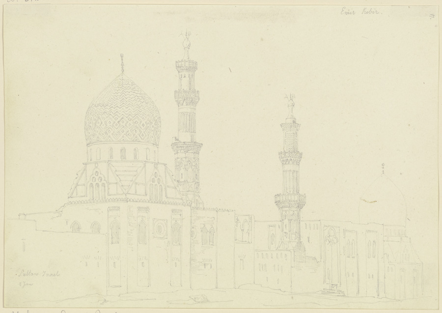 Moschee des Sultan Inael in Kairo von Friedrich Maximilian Hessemer