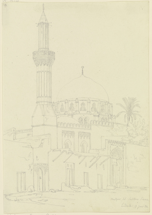 Moschee des Sultan Sinan in Būlāq von Friedrich Maximilian Hessemer