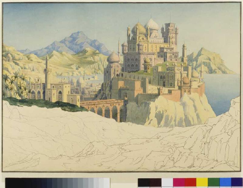 Vision einer islamischen Stadt von Friedrich Maximilian Hessemer