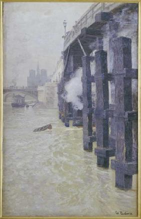 Die Seine im December Um 1892