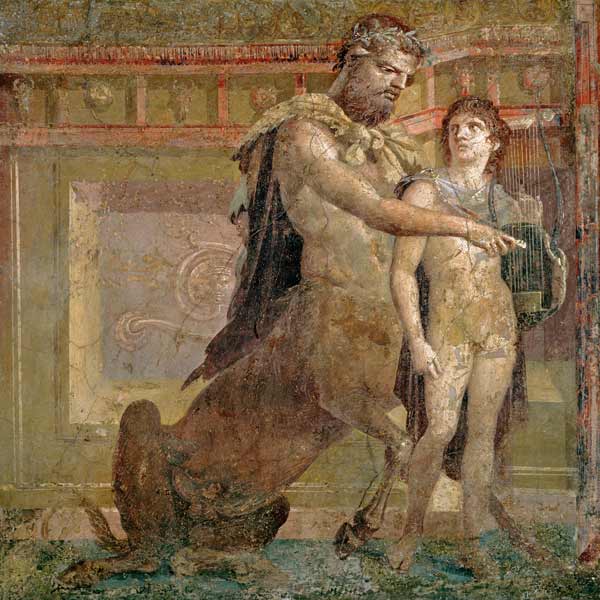 The Education of Achilles von from Herculaneum Chiron