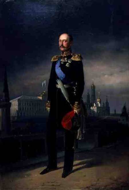Portrait of Emperor Alexander II (1818-81) von G. Botmann