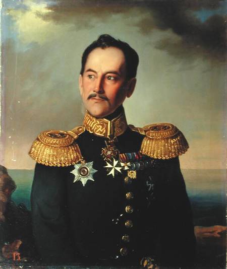 Portrait of Vice-admiral Nikolai Rimsky-Korsakov (1793-1848) von G. Botmann