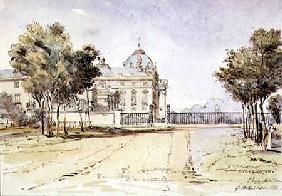 View of the Ecole Militaire in Paris 1831  on