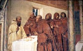 Taking Communion, from the Life of St. Benedict