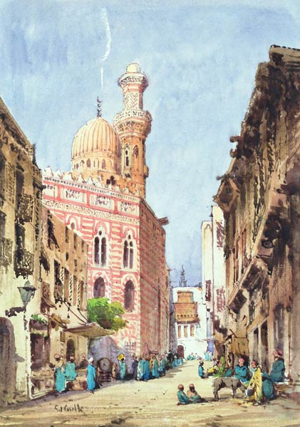 A Cairo Street Scene von Gabriel Carelli