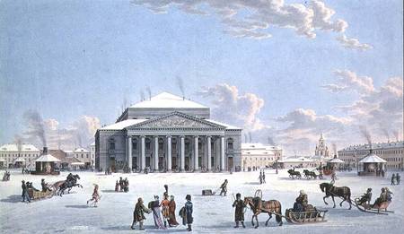 The Bolshoi Theatre, St. Petersburg von Gabriel or Matthias Lory