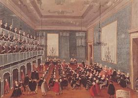 Concert given by the girls of the hospital music societies in the Procuratie, Venice 1754