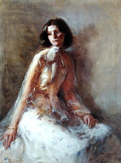Portrait of Pam (oil on canvas)  von Gail  Schulman