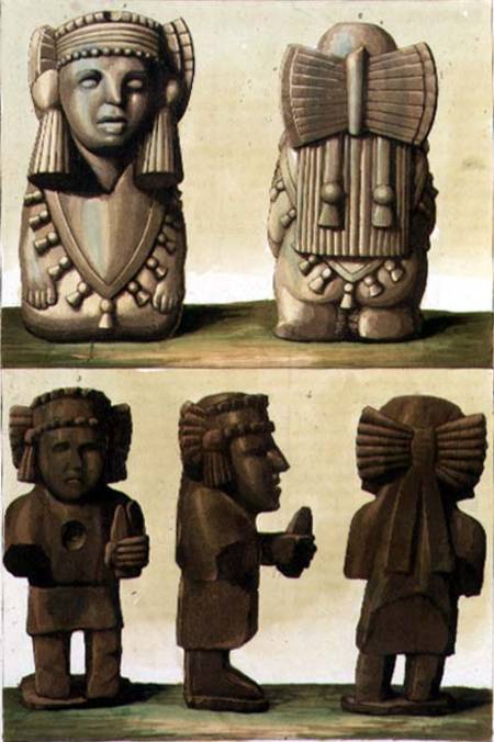 Aztec Idols, Mexico von Gallo Gallina