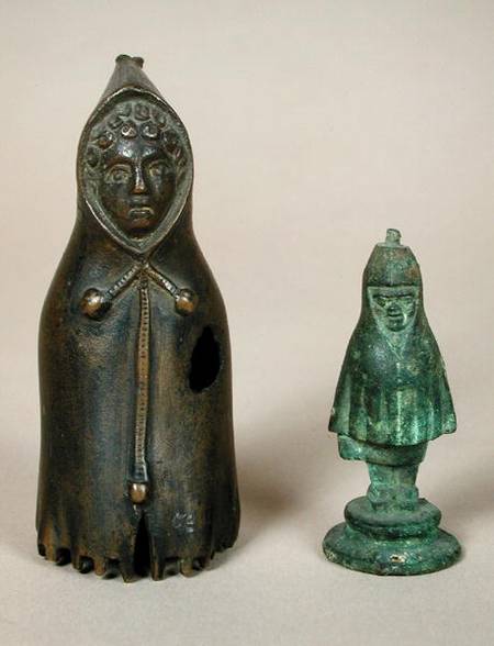 Two figures of Telesforos von Gallo-Roman