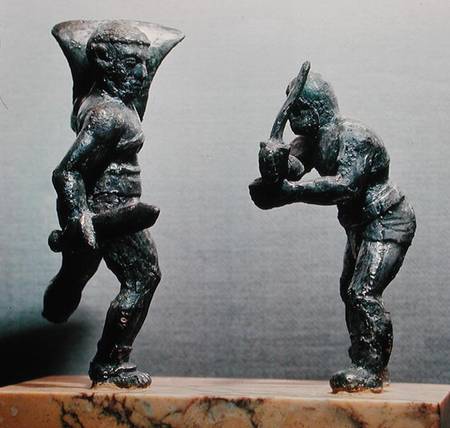 Two gladiators in combat von Gallo-Roman
