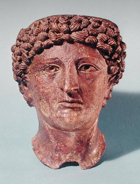 Head of Apollo, from Lillebonne von Gallo-Roman