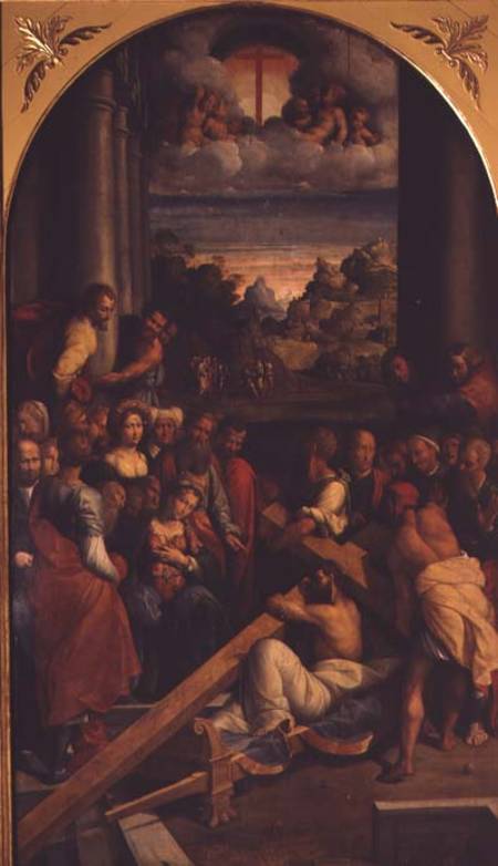 The Carrying of the Cross (altarpiece) von Garofalo