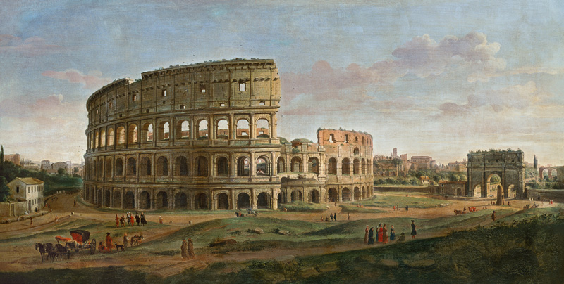 The Colosseum von Gaspar Adriaens van Wittel