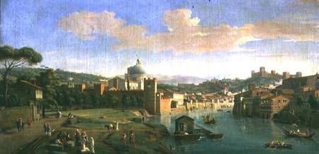 View of Verona von Gaspar Adriaens van Wittel