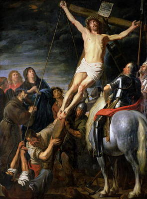 Raising the Cross, 1631-37 (oil on canvas) von Gaspar de Crayer
