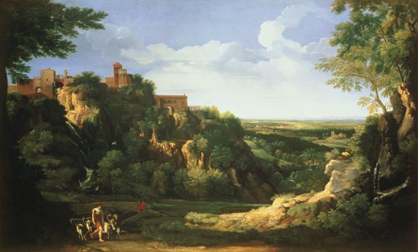 View of Tivoli with Rome in the Distance von Gaspard Dughet