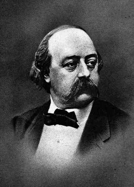 Gustave Flaubert (1821-1880) (b/w photo)  von Gaspard Felix Tournachon Nadar