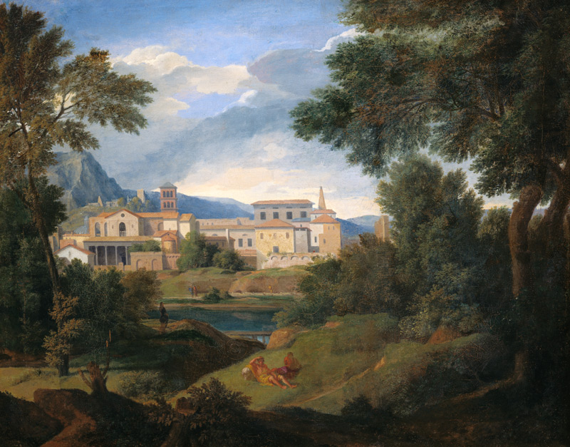 Italian landscape von Gaspard Poussin Dughet