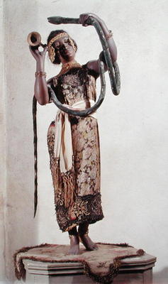 Automaton of a Snake-Charmer, c.1902 (mixed media) von Gaston Decamps