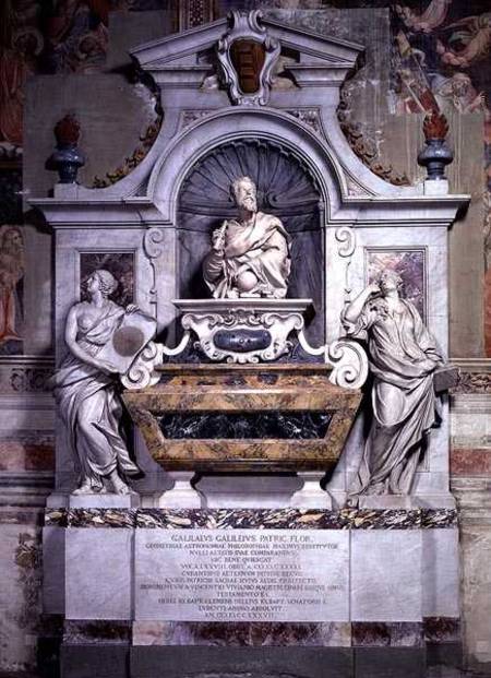 Monument to Galileo Galilei (1564-1642) and his pupil Vincenzo Viviani, set up von G.B.  Foggini