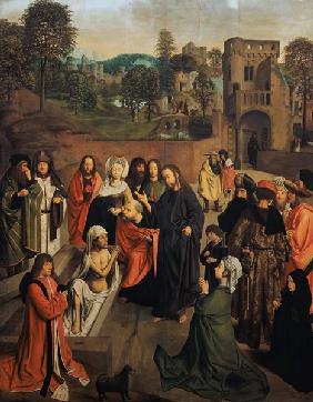 The Auferweckung of the Lazarus.