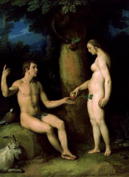 Adam and Eve von (gen. van Haarlem) Cornelisz Cornelis