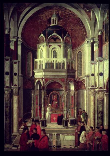 The Miraculous Healing of Pietro de' Ludovici von Gentile Bellini